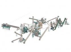 2-3T/H유기비료(도시 주방 잔류물) 펠렛 생산라인
