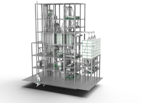45 T/H 가축 및 가금 사료 생산 라인